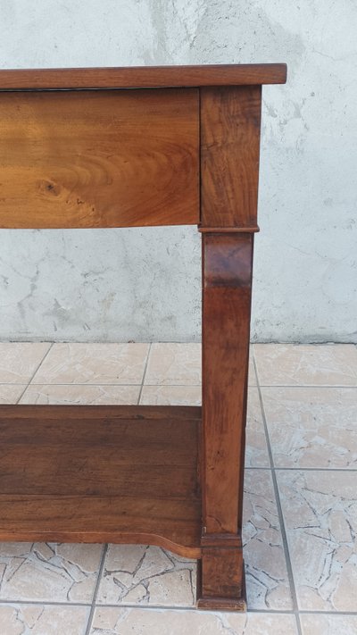 Console Restauration en noyer