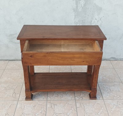 Console Restauration en noyer