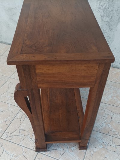 Console Restauration en noyer