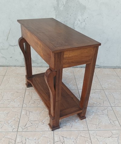 Console Restauration en noyer