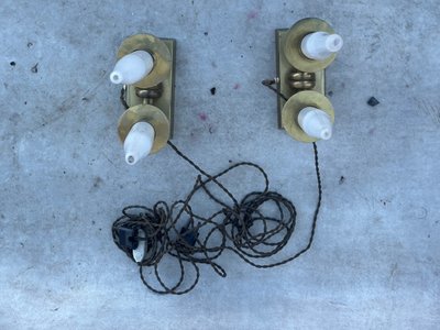 Pair of table ends
