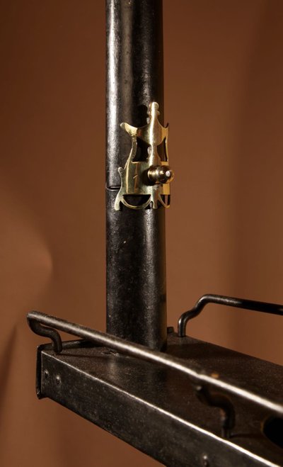 Unusual model of a Continental flat-bottomed stove, circa 1880/1900