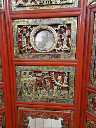 Antique Chinese Qing Dynasty Bathroom Cabinet