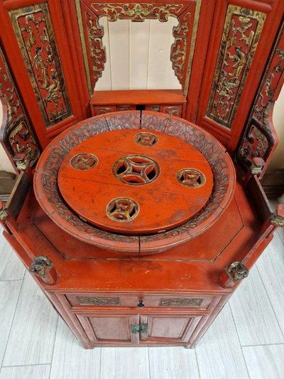 Antique Chinese Qing Dynasty Bathroom Cabinet