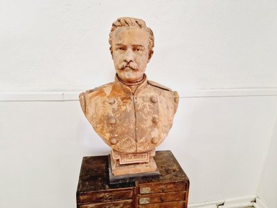 Busto antico di Albert Ernest Carrier Belleuse