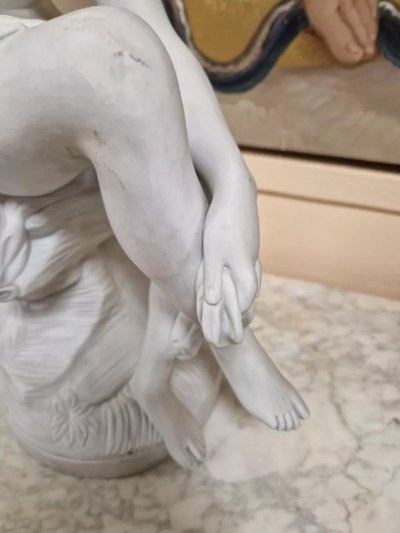 Sculpture Antique De Diane Se Baignant D’après Falconet