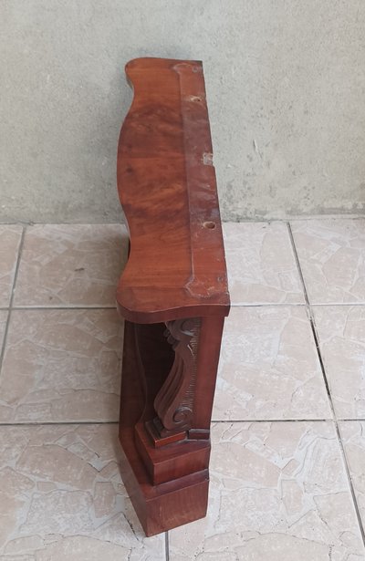 Large Empire mahogany mirror