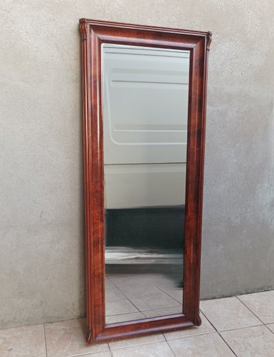 Large Empire mahogany mirror