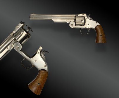Revolver Smith et Wesson, N°3 second model. American model. États-Unis – 1872 à 1874