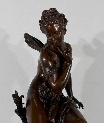  Importante bronzo "Ondine" di M. Moreau - metà del 19° secolo