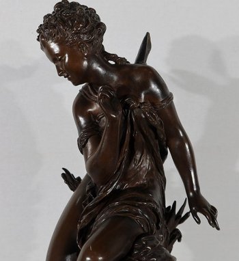  Importante bronzo "Ondine" di M. Moreau - metà del 19° secolo