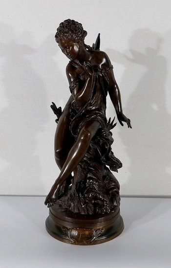  Importante bronzo "Ondine" di M. Moreau - metà del 19° secolo