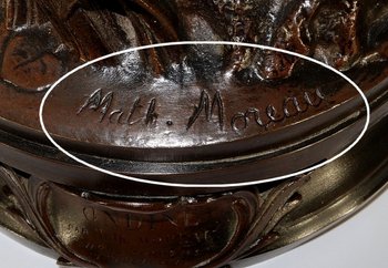  Importante bronzo "Ondine" di M. Moreau - metà del 19° secolo