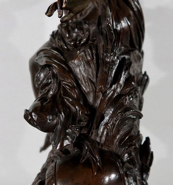  Importante bronzo "Ondine" di M. Moreau - metà del 19° secolo