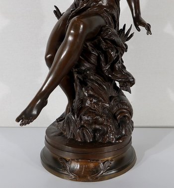  Importante bronzo "Ondine" di M. Moreau - metà del 19° secolo
