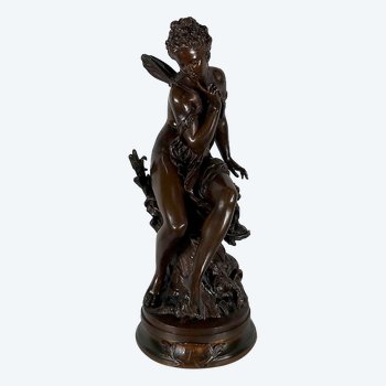  Important Bronze " Ondine " by M. Moreau - Mid 19th century