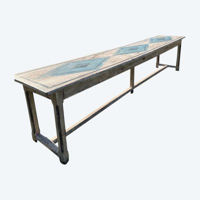 19th century patinated console table