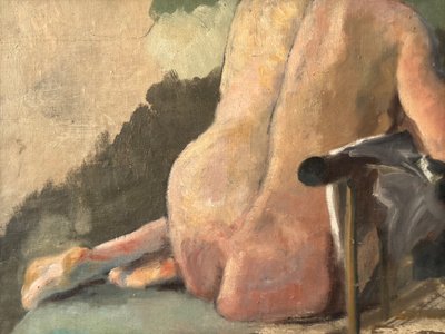 Modèle de dos , femme nue