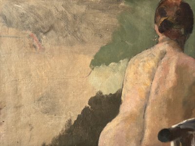 Modèle de dos , femme nue