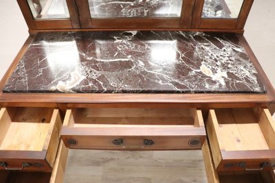 Dressing Table in Cherry with Armchair