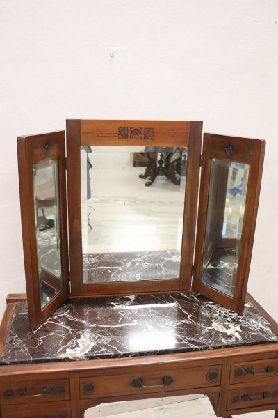 Dressing Table in Cherry with Armchair