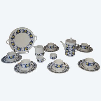 VILLEROY and BOCH. Tea service CADIZ model 23 pieces in porcelain