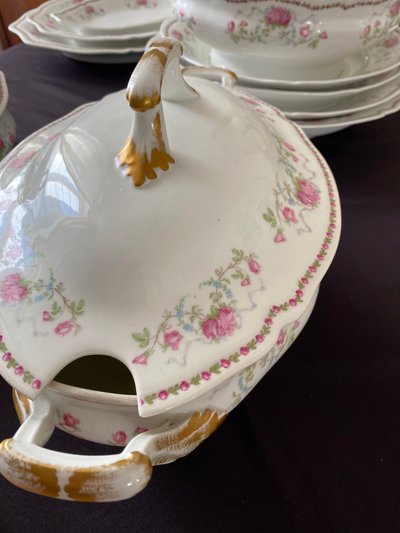 Martin Charles Limoges porcelain service
