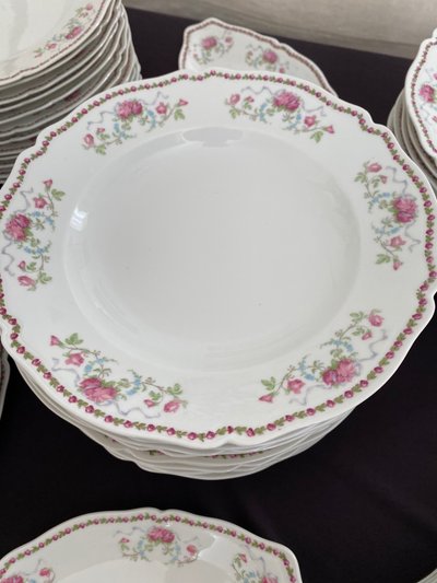 Martin Charles Limoges porcelain service
