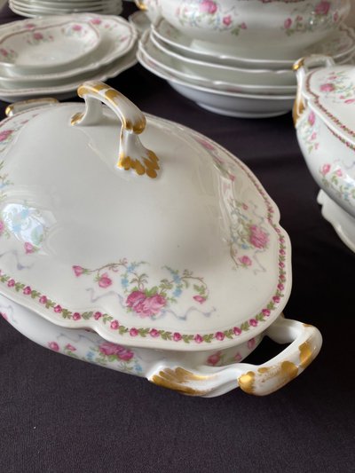 Martin Charles Limoges porcelain service