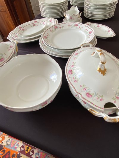 Martin Charles Limoges porcelain service