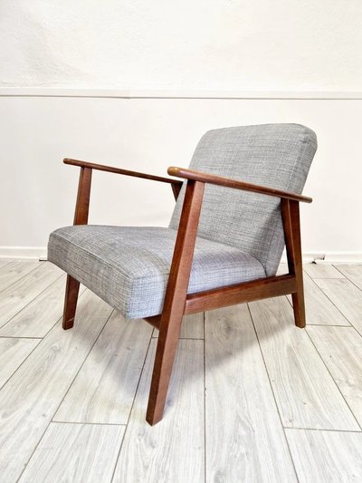 Mid-Century Style Teak Lounge Chair