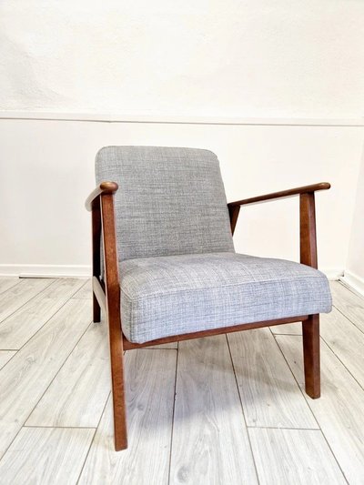 Mid-Century Style Teak Lounge Chair