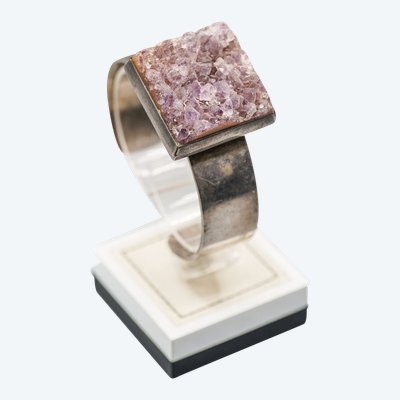 Bracciale in argento con ametista Bent KNUDSEN