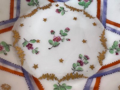 Tazza in porcellana di Meissen, disegno di un limone - Fine XVIII/inizio XIX secolo
