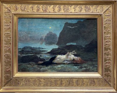 P. Léonard (xix-xx) - Symbolist school - La Mort De Sapho, Circa 1890