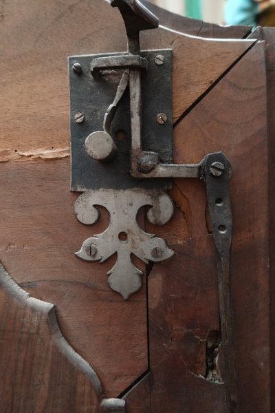 Lyon-style walnut wardrobe, 18th century
