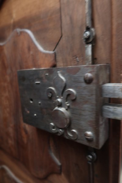 Lyon-style walnut wardrobe, 18th century