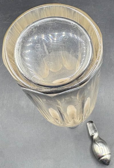 CRYSTAL & SILVER DECANTER