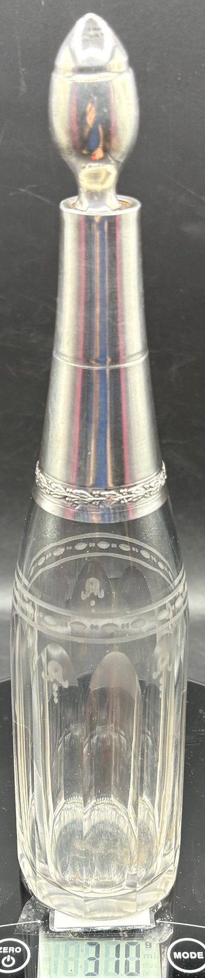 CRYSTAL & SILVER DECANTER
