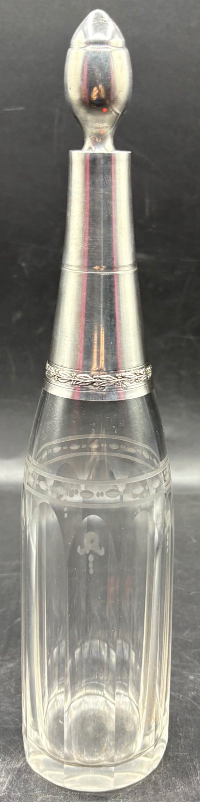 CRYSTAL & SILVER DECANTER