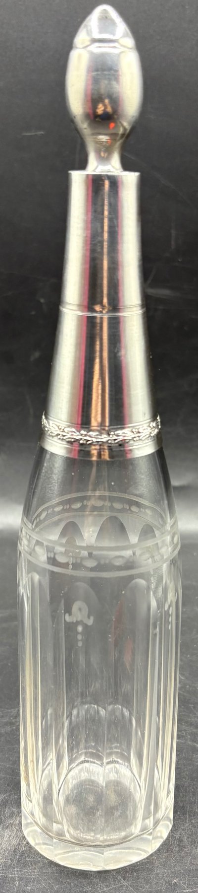 CRYSTAL & SILVER DECANTER
