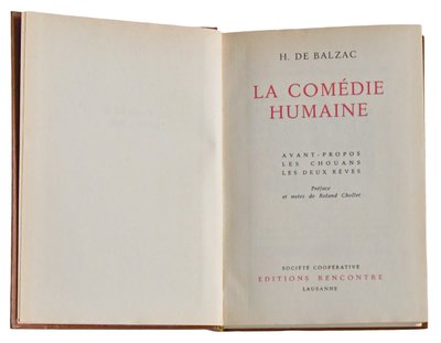 Honoré de Balzac book collection in 30 volumes, published by Rencontre Lausanne 1960
