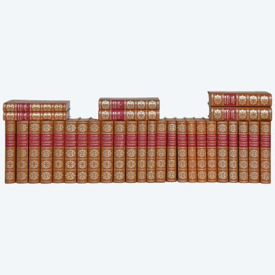 Honoré de Balzac book collection in 30 volumes, published by Rencontre Lausanne 1960