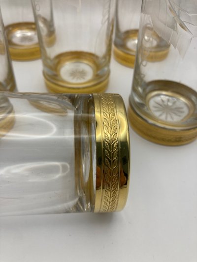 Longdrinkgläser aus Kristall 