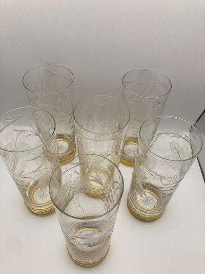 Longdrinkgläser aus Kristall 
