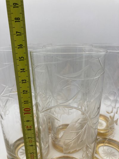 Longdrinkgläser aus Kristall 