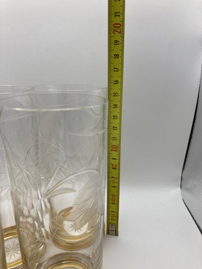 Longdrinkgläser aus Kristall 
