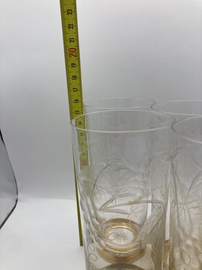 Longdrinkgläser aus Kristall 