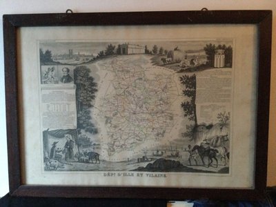 Map of the department of Ille et Vilaine