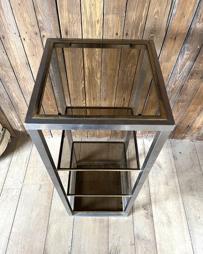 Étagère Maison Bagues en chrome et laiton